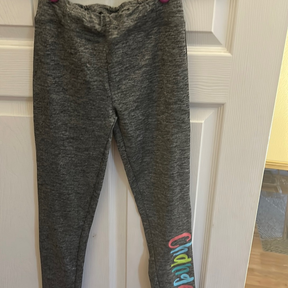 Hind girls legging size 10/12 with colorful saying